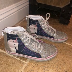 VANS Unicorn girls high tops sneakers ~ Size 3.5